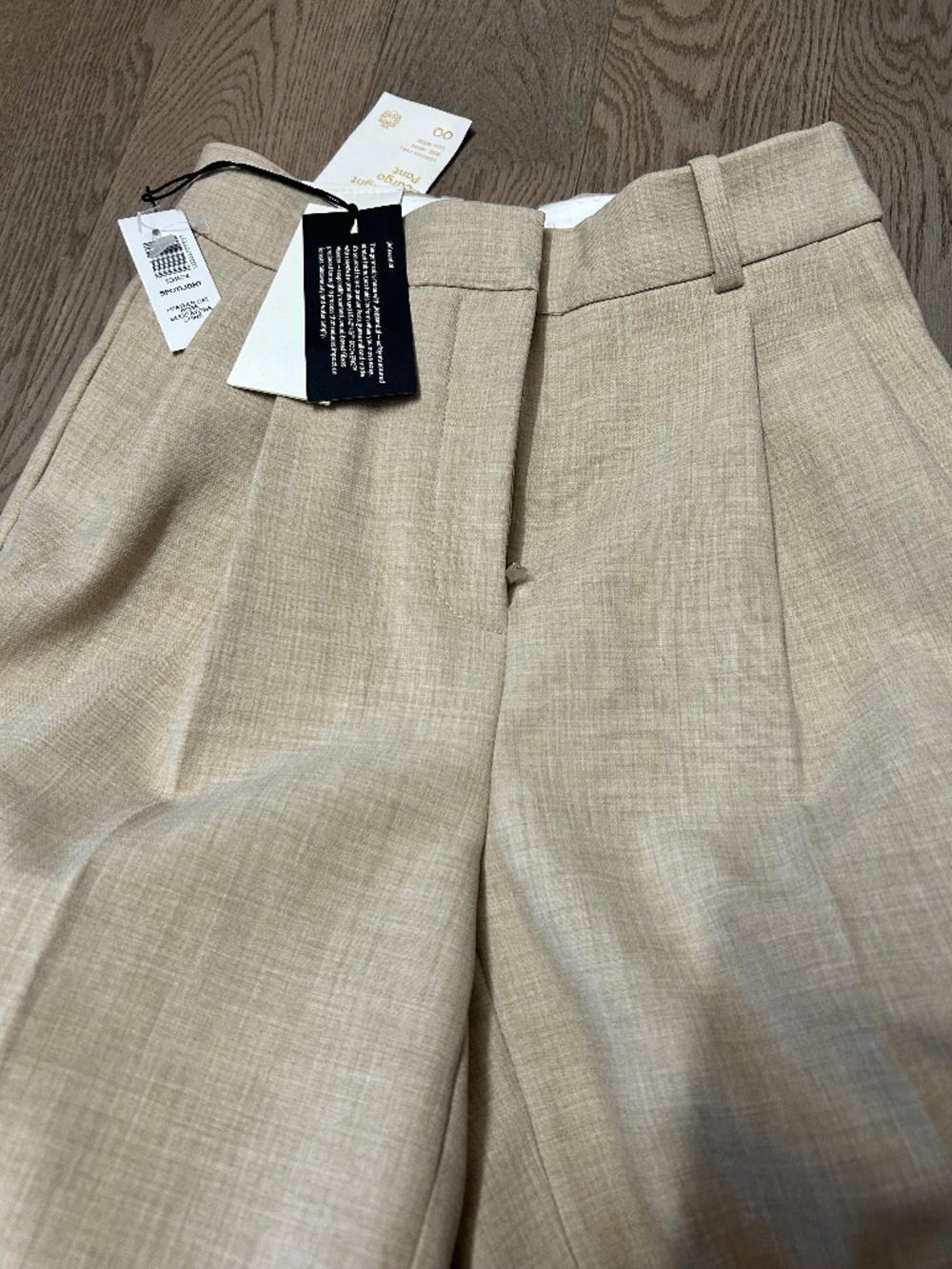 Aritzia Spotlights cargo dress pant 00 heather oat beige